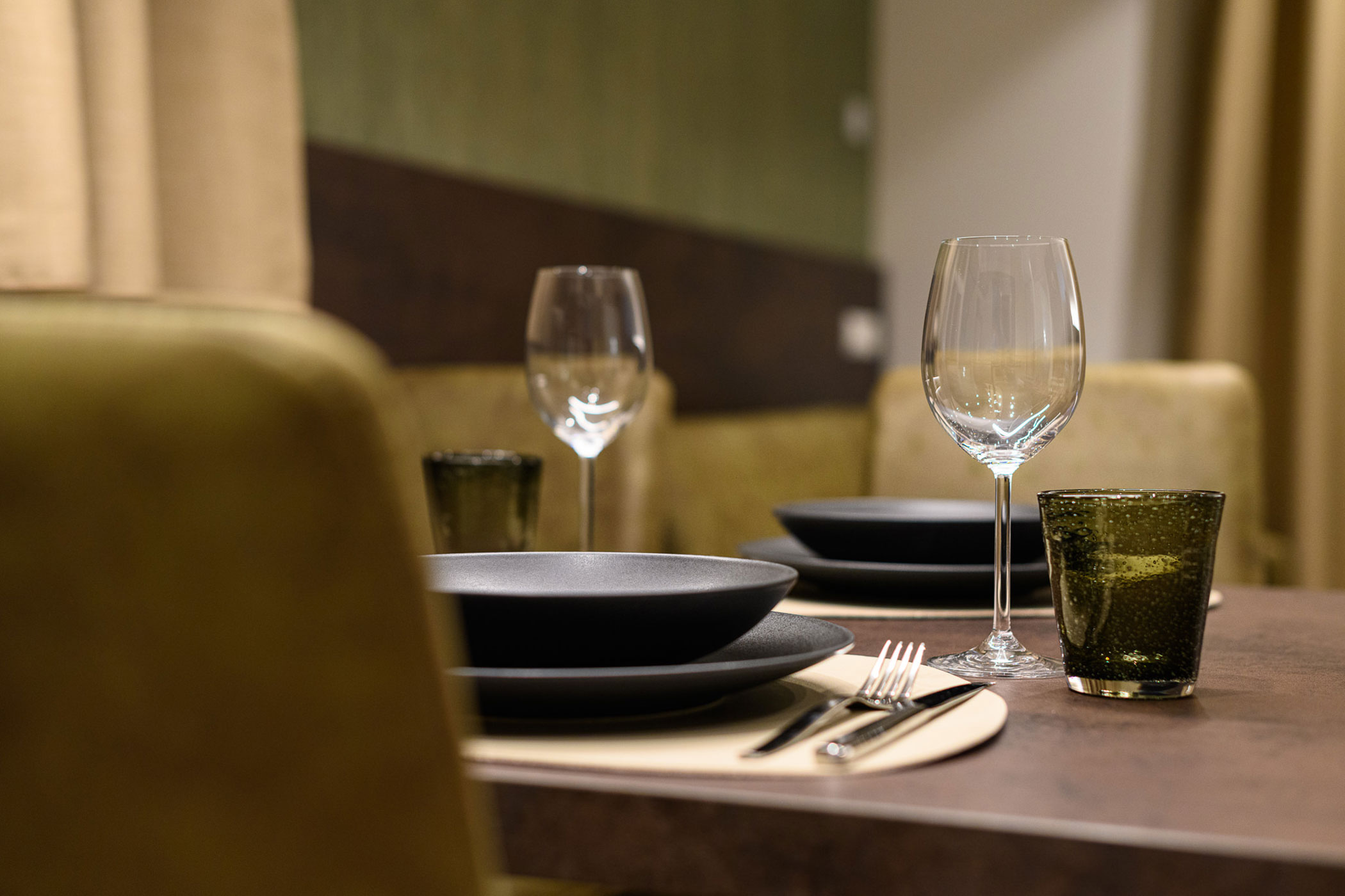 Table set for dinner