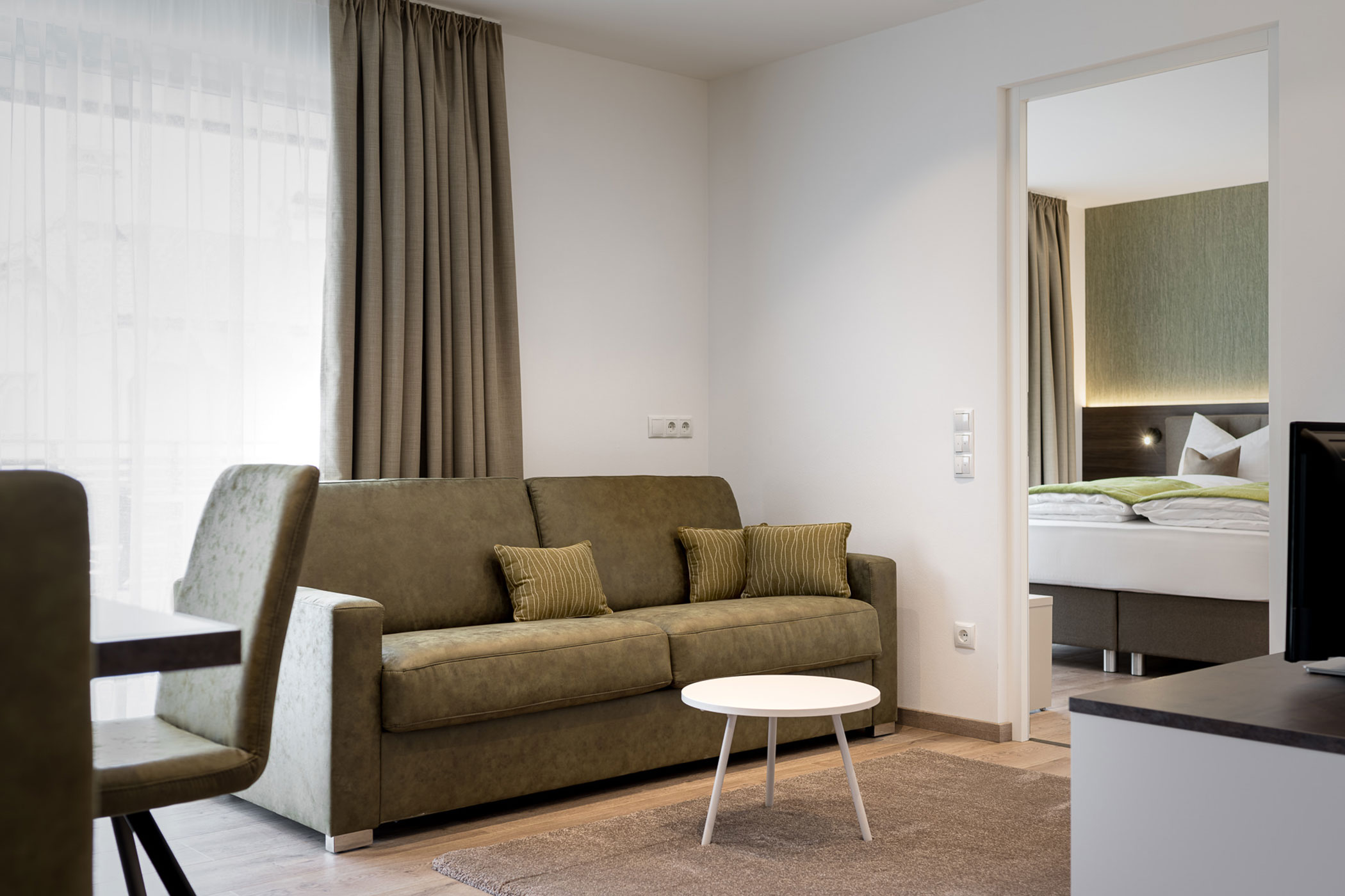 Zona giorno dell'appartamento Pipe