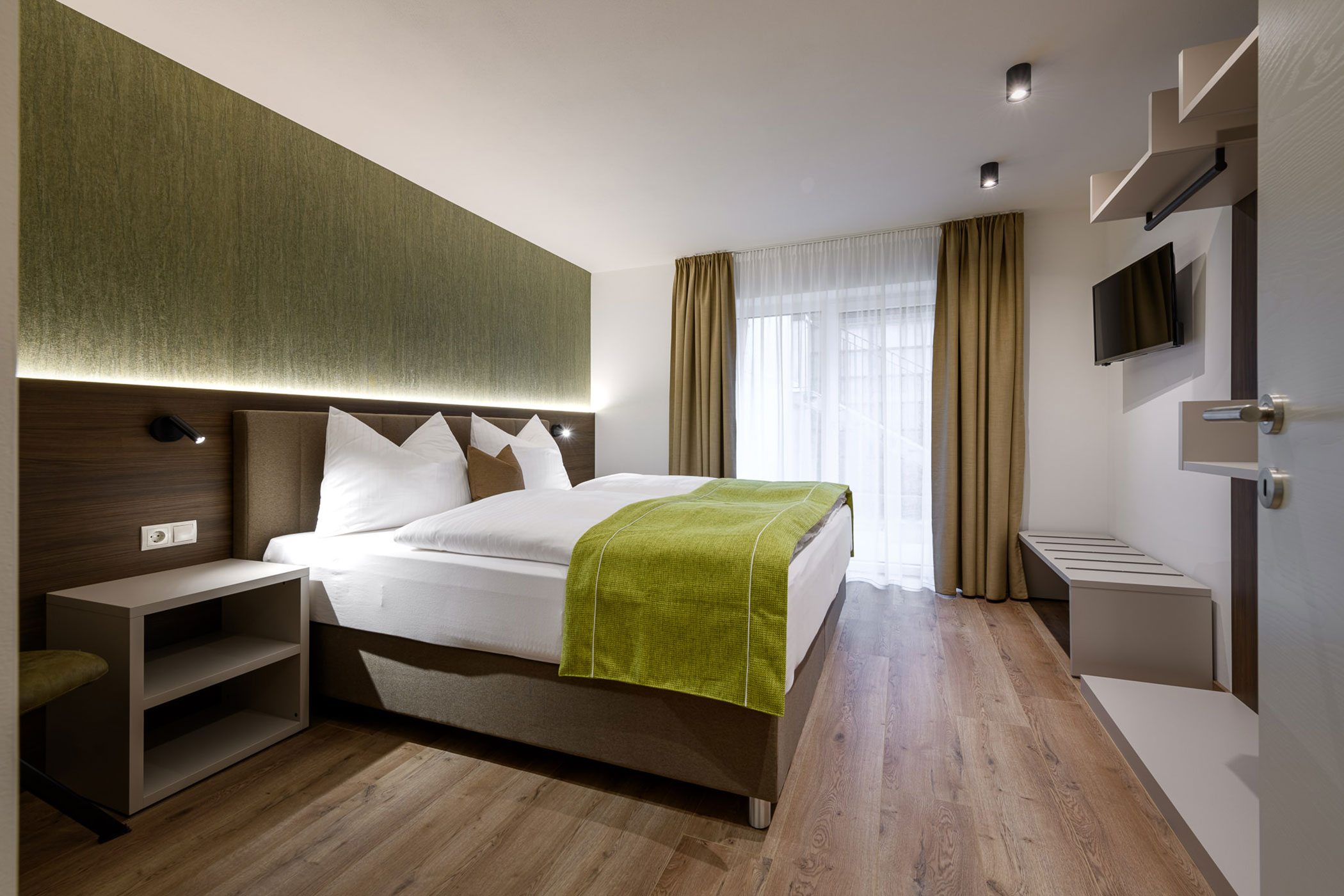 Camera da letto dell'appartamento Platte